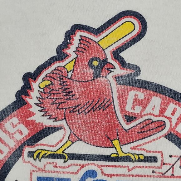 Vintage Nike St Louis Cardinals 1982 World Series Commemorative Shirt XXL USA - Picture 15 of 16